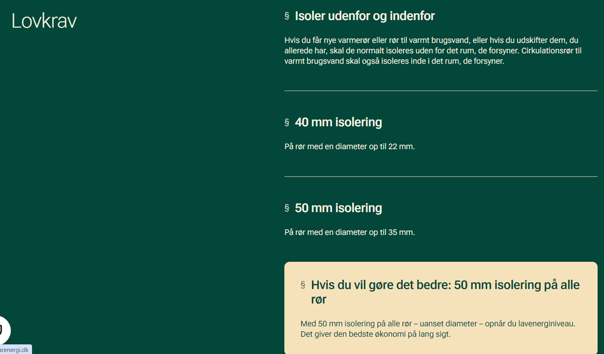 Isolering af brugsvandrør | Lav-det-selv.dk